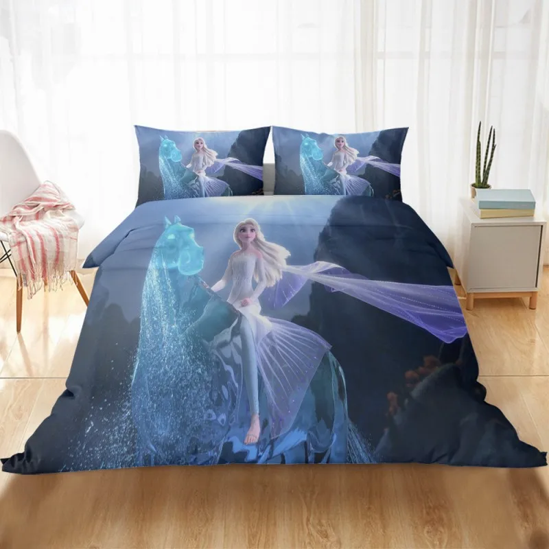 Комплект постельного белья Disney Frozen Elsa Anna Детский комплект для мальчиков и