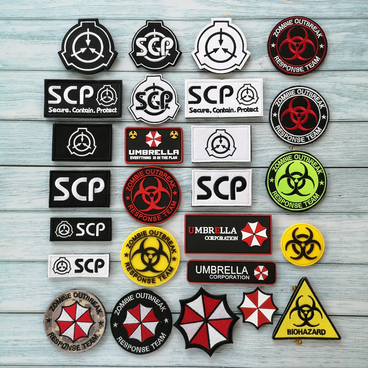 Reflect Light SCP Patches,light Reflecting Hook&loop Scp Badge for