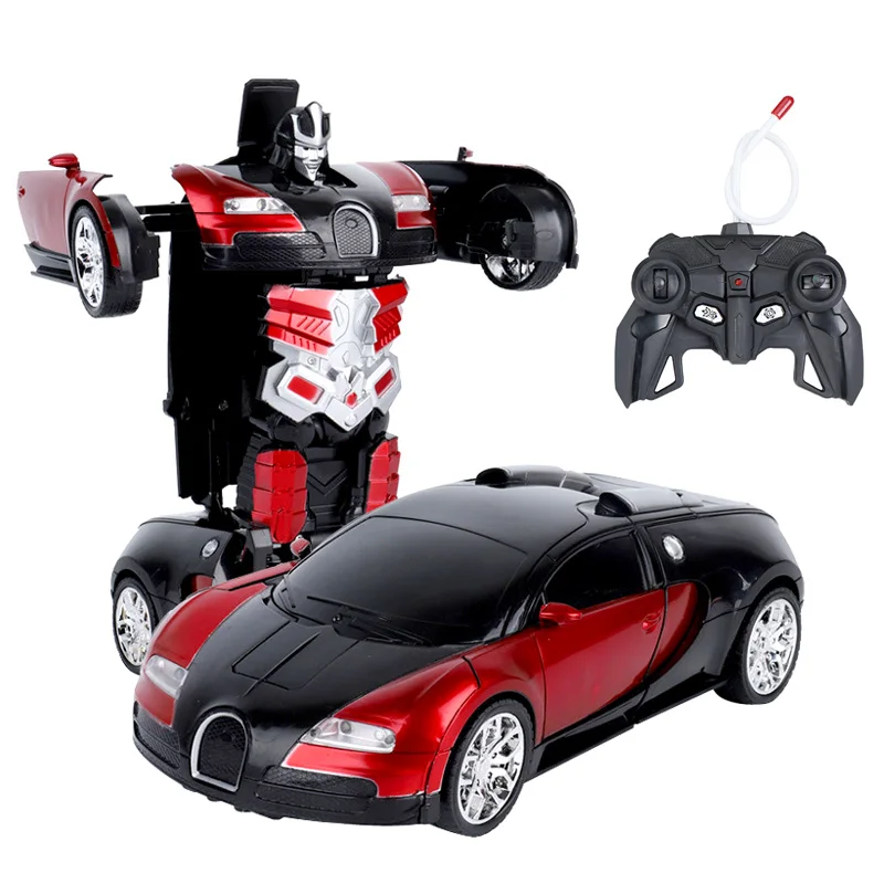 RC Car 24 styles Robots Toys Transformation Robots Sports Vehicle Model  Remote Cool Deformation Car Kids Toys Gifts For Boys remote control car RC Cars