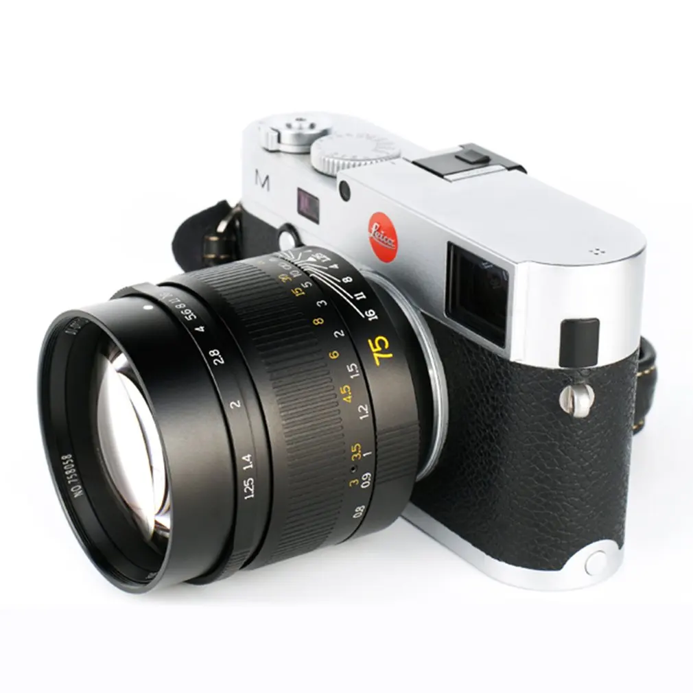 

75mm F1.25 Manual Focus Lens for Leica M-Mount Cameras Leica M2 M3 Cameras Accessories Mount Manual Focus
