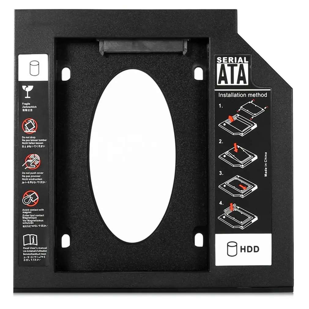 Ноутбук Pc Cd драйвер слот Hdd Ssd держатель кронштейн пластиковый Sata жесткий диск Оптический отсек с отверткой