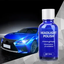 Полировочное покрытие агент восстановления для автомобиля фара линза китайский производитель автомобилей Ремонт царапин окисления 30/10 мл жидкости фар автомобиля Комплект для пломбирования
