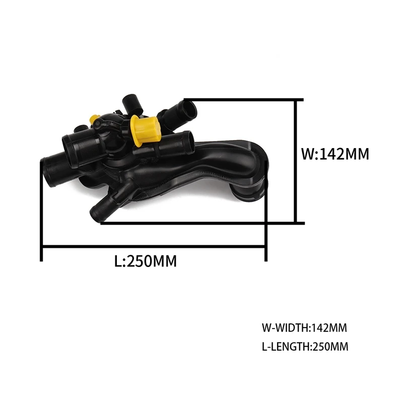 Корпус термостата и прокладка для 07-13 Mini Cooper R55 R56 R57 11537534521