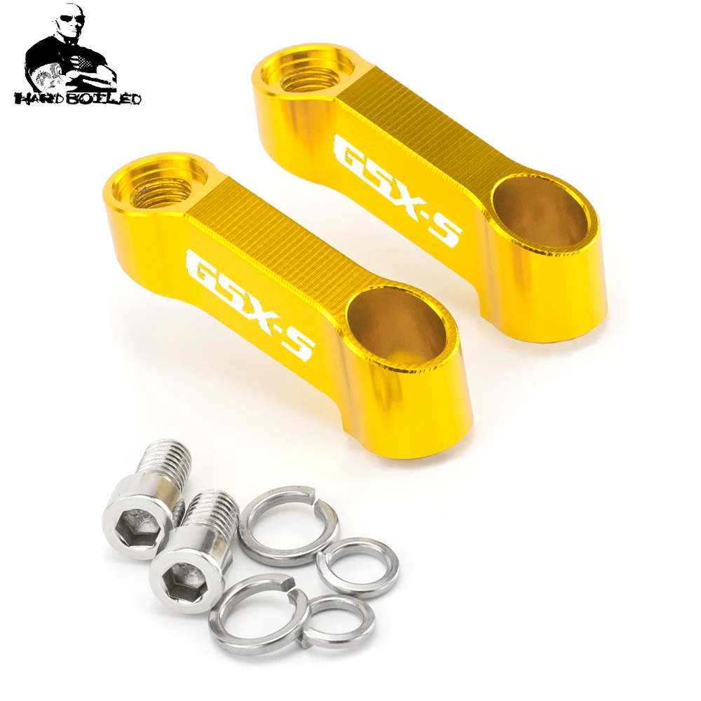 For Suzuki SV650 GSXS 750 1000/F V-STROM 650 XJ6 Mirror Extension Riser Extend Adapter Motorcycle Rearview Mirrors Mount Bracket |