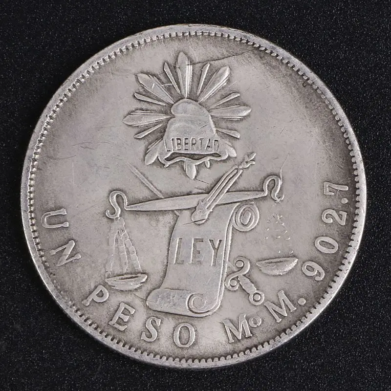 1872 винтажная мексиканское песо памятная монета художественные подарки для коллекции сувенир
