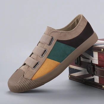 

Man's Loafer shoes outdoor Flats Driving Walking Casual slip on Shoes suede leather Luxury Brand Soft Breathable Boat Shoes