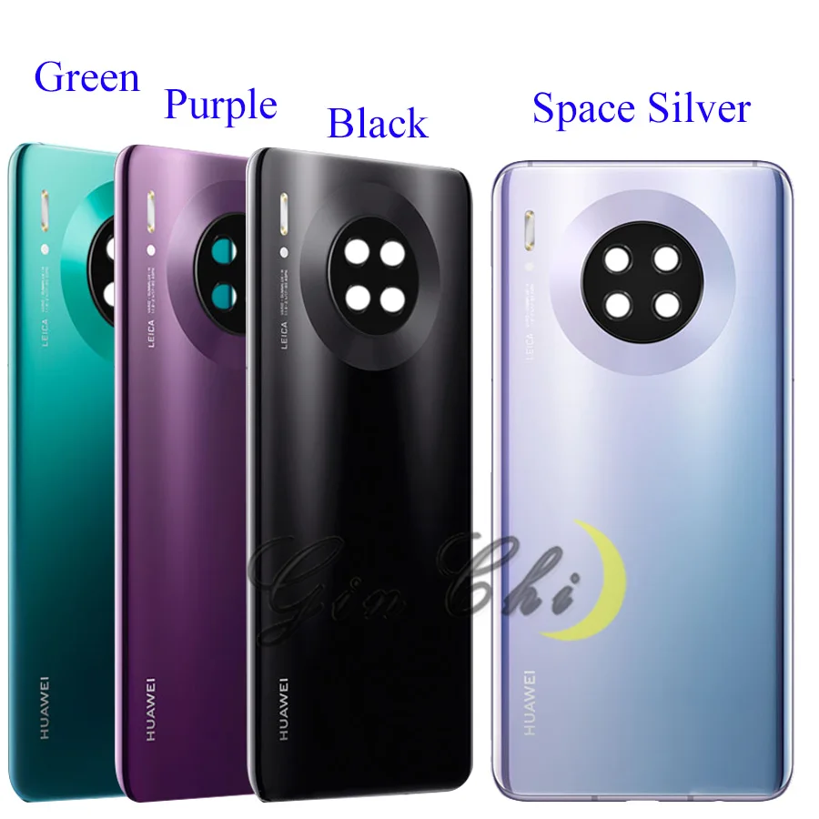 Чехол для huawei mate 30, чехол для huawei mate 30, задняя крышка для батареи, запасные части для двери mate 30, чехол с объективом