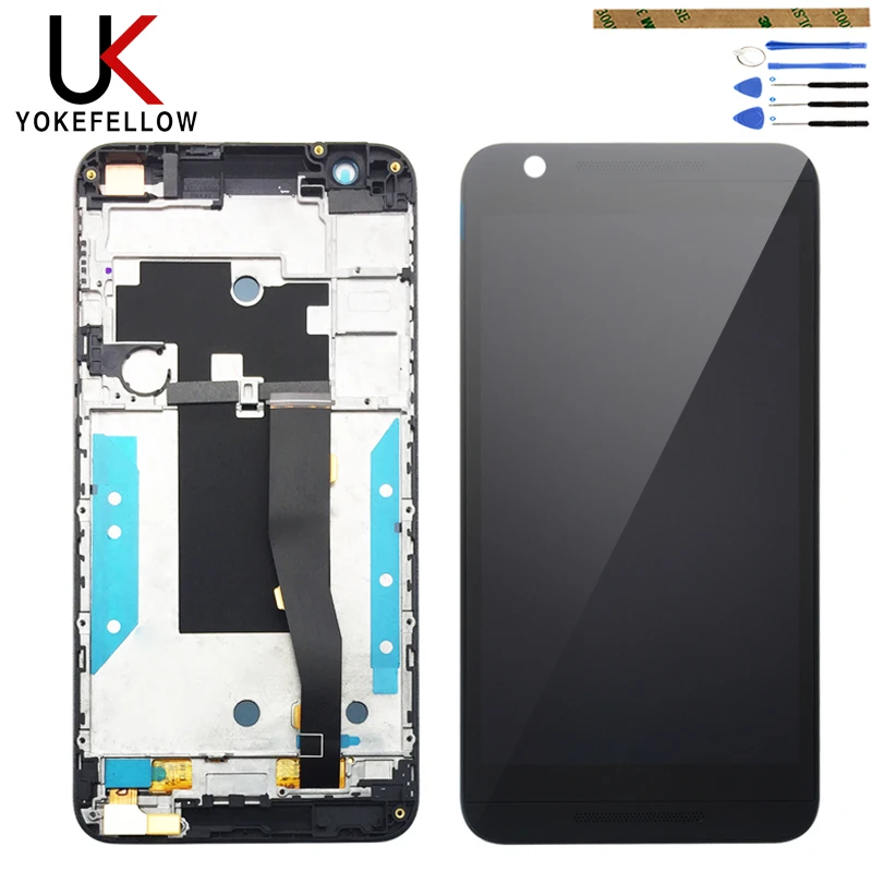 

Wei For HTC One E9S Display Touch Digitizer Sensor Glass Assembly With Frame 5.5'' For HTC One E9S LCD Screen E9SW
