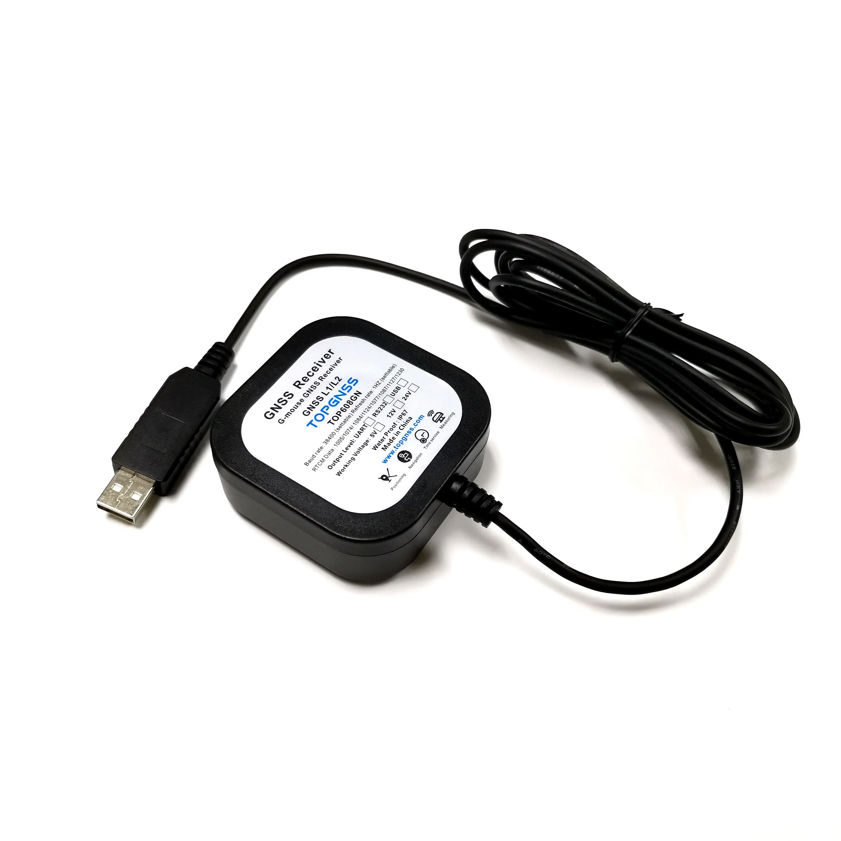 TOP608 TOPGNSS NMEA0183 RTCM RTK GNSS GPS USB дизайн с ZED F9P F9 модуль Высокоточный приемник антенные