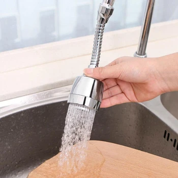 

360° Adjustable Kitchen Faucet Extender Shower Head Water-saving Nozzle Faucet Splash Filter Tap Adapter Kitchen Accessories