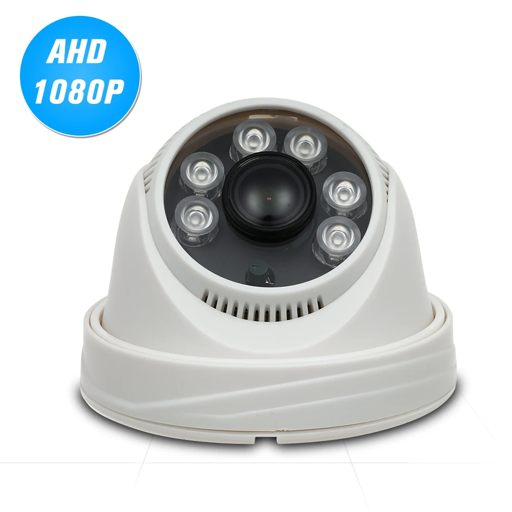 1080P AHD купольная камера видеонаблюдения 2.0MP 1 8 мм 6pcs Array IR лампы ночного видения CUT