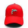Dolphin Animal Embroidery Cotton Baseball Cap Hip-hop Cap Adjustable Snapback Hats for Men and Women 204 5