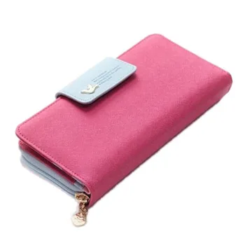 

Women's wallet credit card holder bags phone bag fashion long wallet purse bag PU leather Handbags for lady quality slim wallet