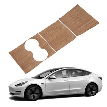 

Center Console Instrument Panel Wood Grain Sticker Decoration Trim for Tesla Model 3