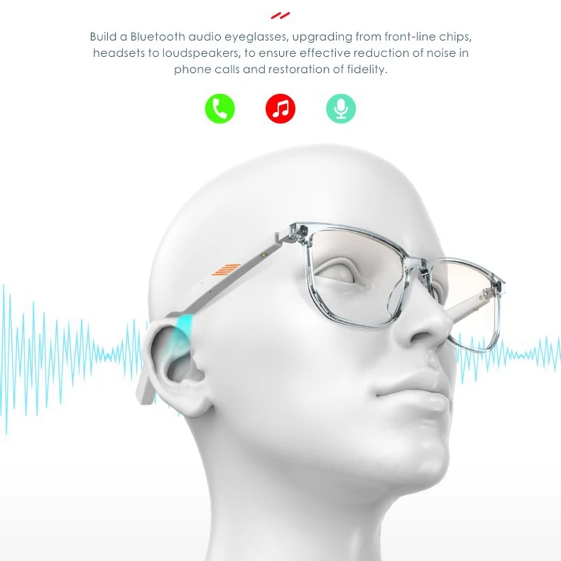 H2-C Smart Bluetooth Glasses Sports Myopia
