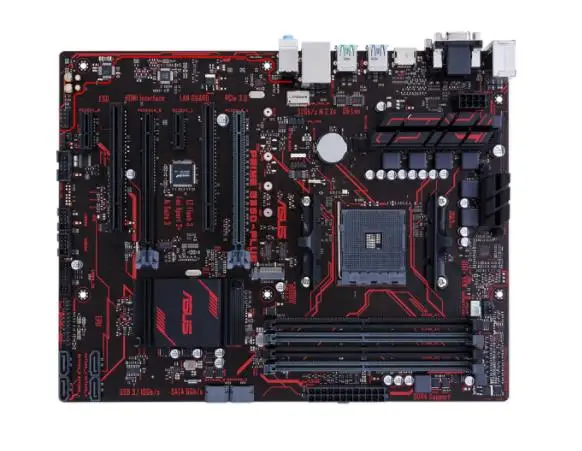

New ASUS PRIME B350-PLUS motherboard Socket AM4 DDR4 USB3.0 HDMI DVI VGA 32GB B350 desktop motherboard