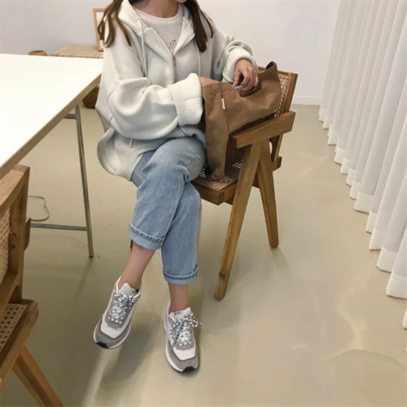 Autumn Spring Sweet Knitted Cardigan Long Stripe Cardigan Elastic Sweater Feminino Green Tops