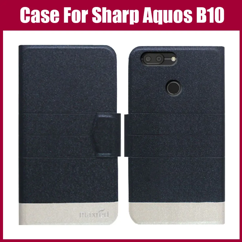 

Hot Sale! Sharp Aquos B10 Case 5 Colors Flip Ultra-thin Colorful Leather Phone Protective Case For Sharp Aquos B10 Cover