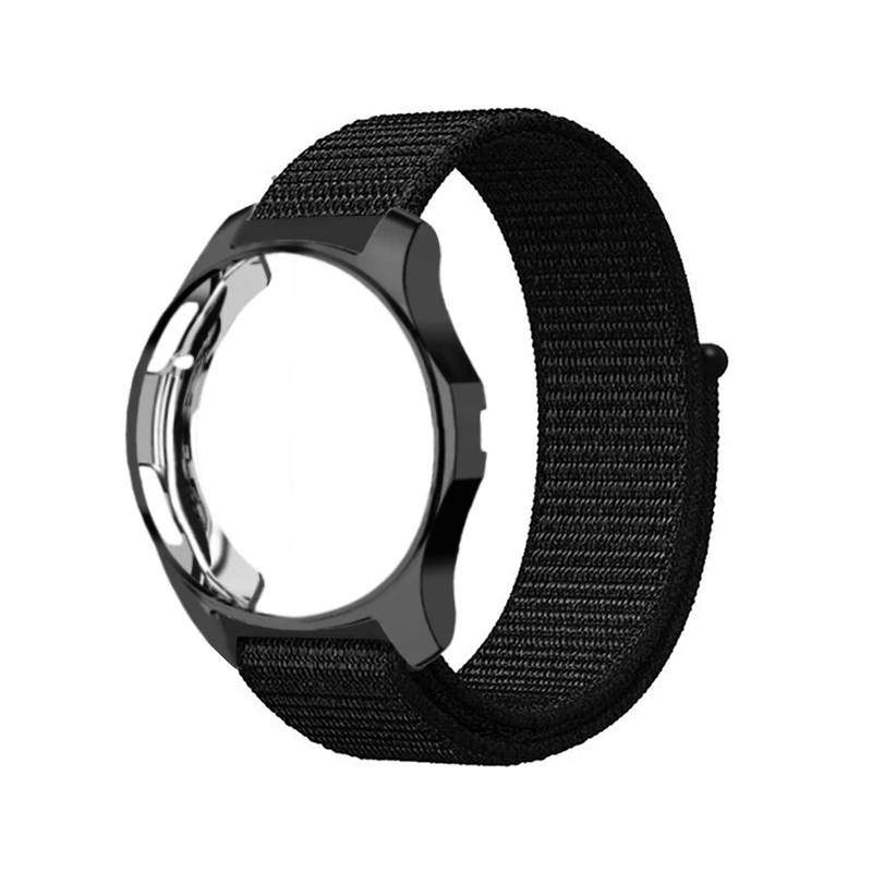 A9 Ремешок+ чехол для samsung gear S3 Frontier Galaxy watch 46 мм 42 мм ремешок 20 мм 22 мм ремешок для часов нейлоновый браслет аксессуары для часов - Цвет ремешка: A9
