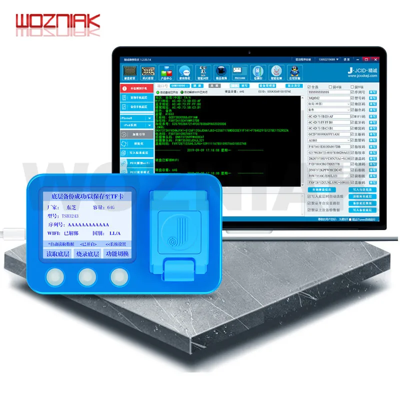 JC P8 PCIE NAND Программист серийный номер SN Read write Error Repair инструменты для iPhone 8 8 P X NAND 8-11 pro Foot HDD Detection