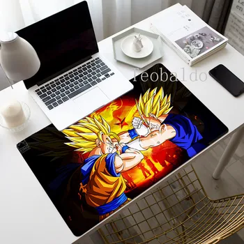 

Dragon Ball Z mouse pad anime pad to mouse notbook computer mousepad lockand gaming padmouse to 90x40cm keyboard mouse mats