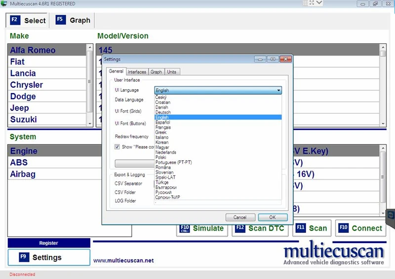 Супер❗2020 Новый MultiEcuScan v4.6R полностью заказной Бесплатная доставка|ПО| |