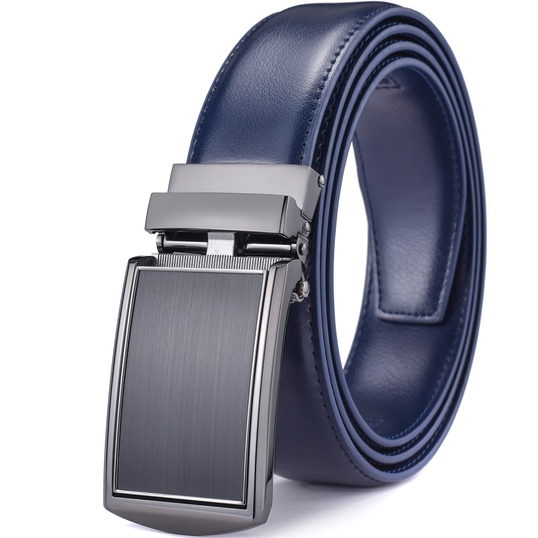 Ratchet Automatic Belt for Men 1 3/8 Wide Mens Leather Belt 
