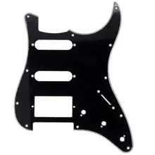 

11 Holes 3 Ply SSH Guitar Pickguard Scratch Plate For Strat SQ Electric Guitars Replacement Parts Guitar Pick Guard Accessories