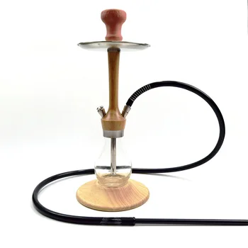 

2020 NEW Wooden Hookah Shisha Glass Hookah Bar ktv Narghile Accessories Birthday Gift