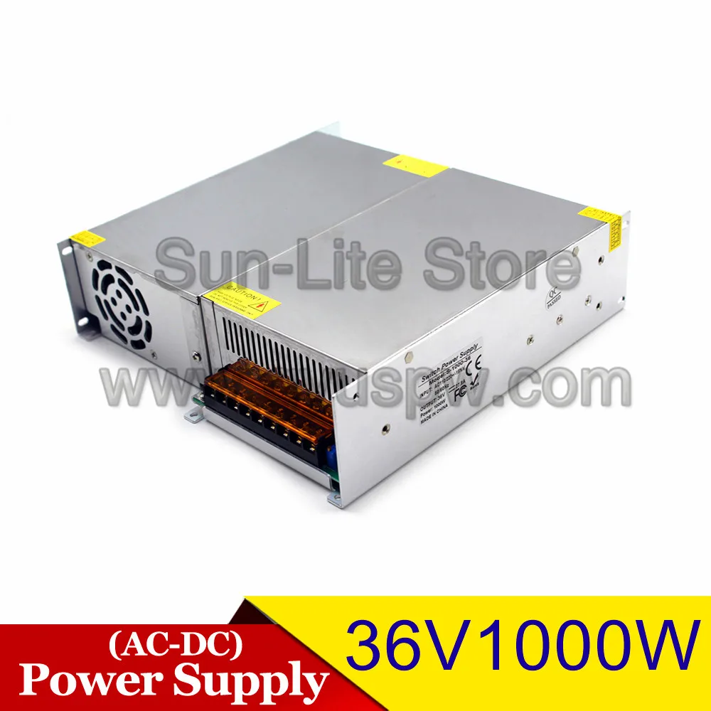 Один Выход DC12V DC18V DC24V DC30V DC36V DC42V DC48V DC60V 1000 Вт светодиодное освещение трансформатор 220V 110V AC-DC импульсивный источник питания для Светодиодный модуль xge ccтв