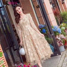 Модный трапециевидный торжественное платье Для женщин элегантное Шампанское платье с короткими рукавами, сексуальное вечернее платье вечерние платье принцессы вечерние платья размера плюс ES2644