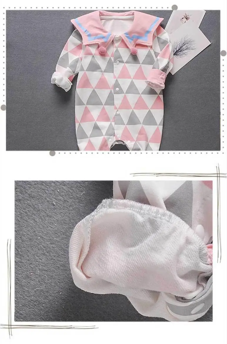 Infant Baby Boys Girls Rompers Baby Girl Clothes Long Sleeve Cute Climbing Clothes Cotton Jumpsuit Newborn Onesie Outfits Pajama