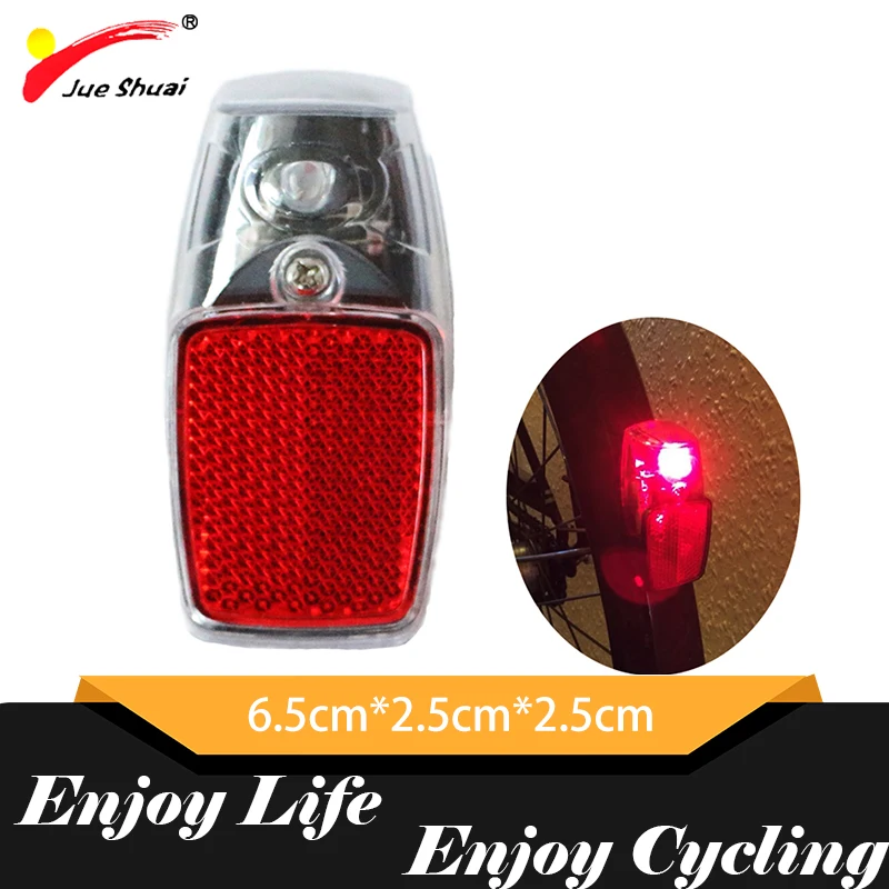

6.5CM 2.5CM 2.5CM LED Rear Light Safety Warning Small Size Light Weight High Quality Electric Bicycle Light Taillamp Accessories