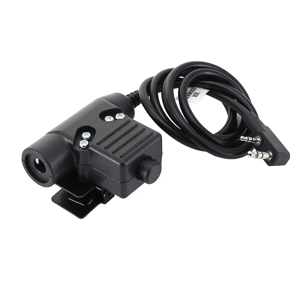 K Type PTT кабель 80 см военный адаптер Z113 стандартная версия для рации Kenwood TYT F8