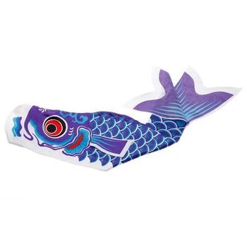 

70cm Koi Nobori Carp Wind Socks Koinobori Colorful Fish Flag Hanging Wall Decor