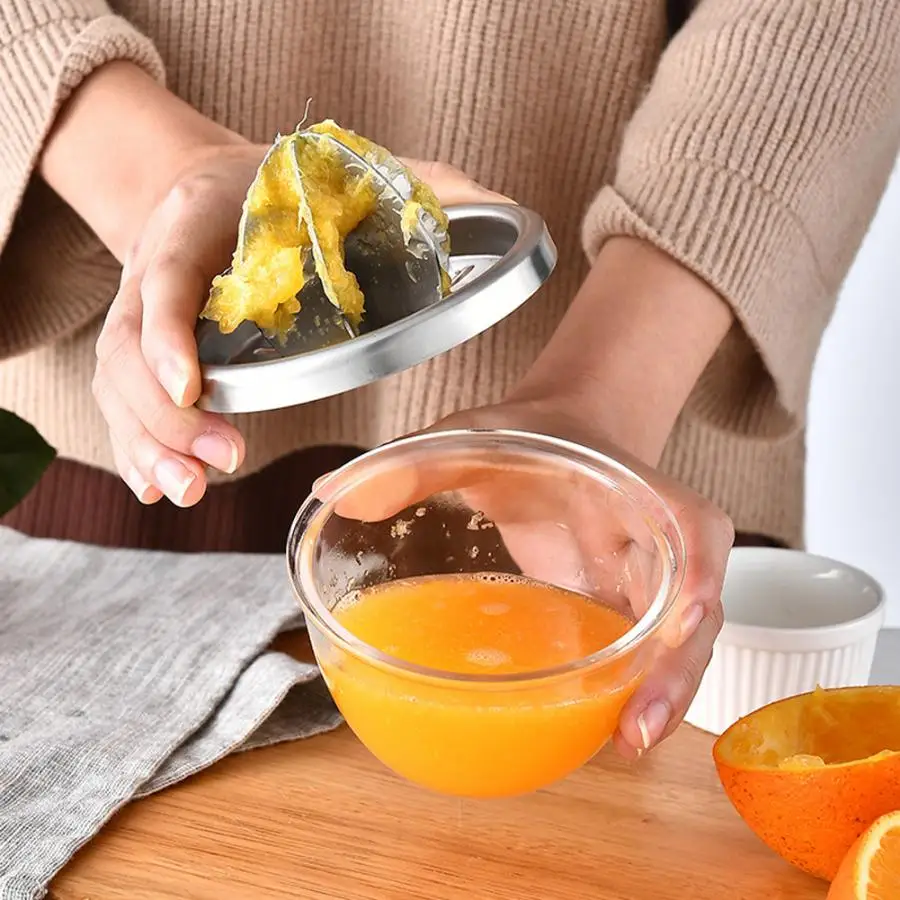 Portable Mixer Stainless Steel Detachable Manual Orange lemon Fruit Squeeze Juicer Juice Making Machine