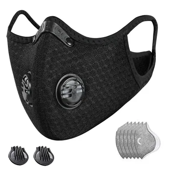 

1 Pack Unisex Protect Cover Adjustable Reusable with 6 Filters 2 Exhaust s Cloth Mouth Mask Mouth Face Mask Mouth Mask Reus