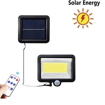 

100 LED solar LEDs light Panel Power lamp PIR Motion Sensor Path light Street Porch Security Outdoor Waterproof Wall lamp sepera