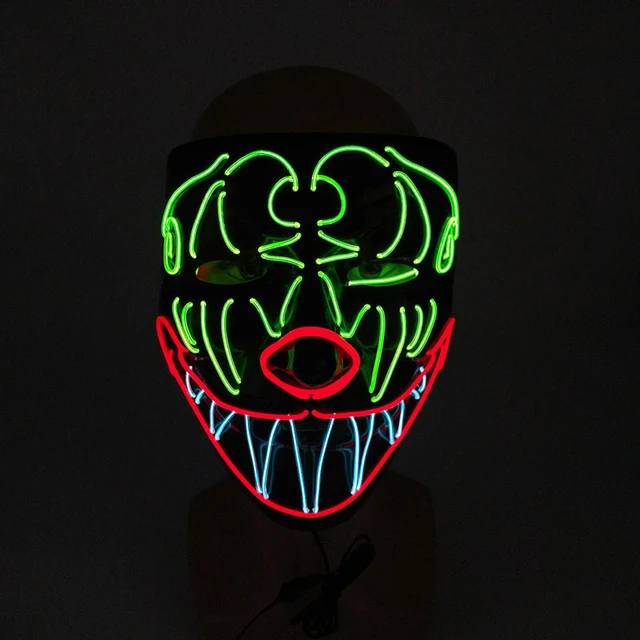 Masque Led Monstre Halloween lumineux