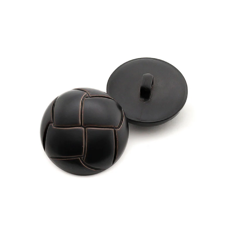 New 10pcs Round Imitation leather Buckle Plastic buttons for clothing Decorative sewing accessories 2