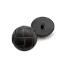 New 10pcs Round Imitation leather Buckle Plastic buttons for clothing Decorative sewing accessories 2