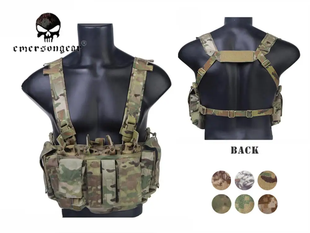 

EmersonGear MF Style UW IV Chest Rig, Molle Tactical Vest for EDC Tools EM7329, EM7329