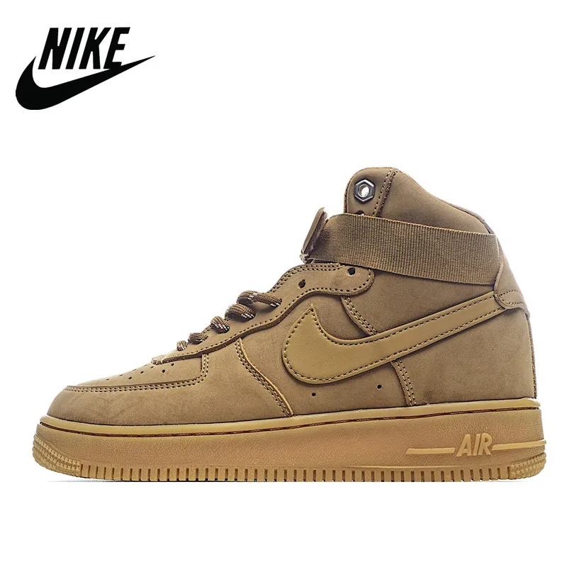 Женские высокие кроссовки Nike Air Force 1 Low 07 LV8 льняные One пшеничные размеры 36-39 | Спорт