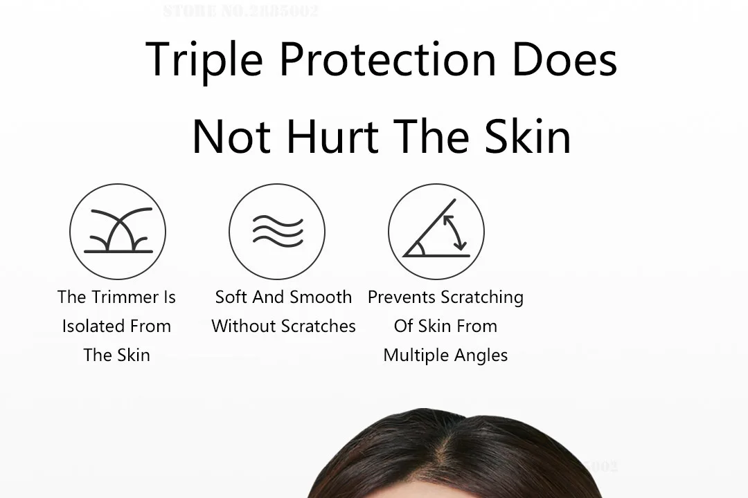 Xiaomi Youpin Wéllskins Multi-Function Electric Eyebrow Shaver Multi-Function Body Function 30° Adjustable Cutter Head