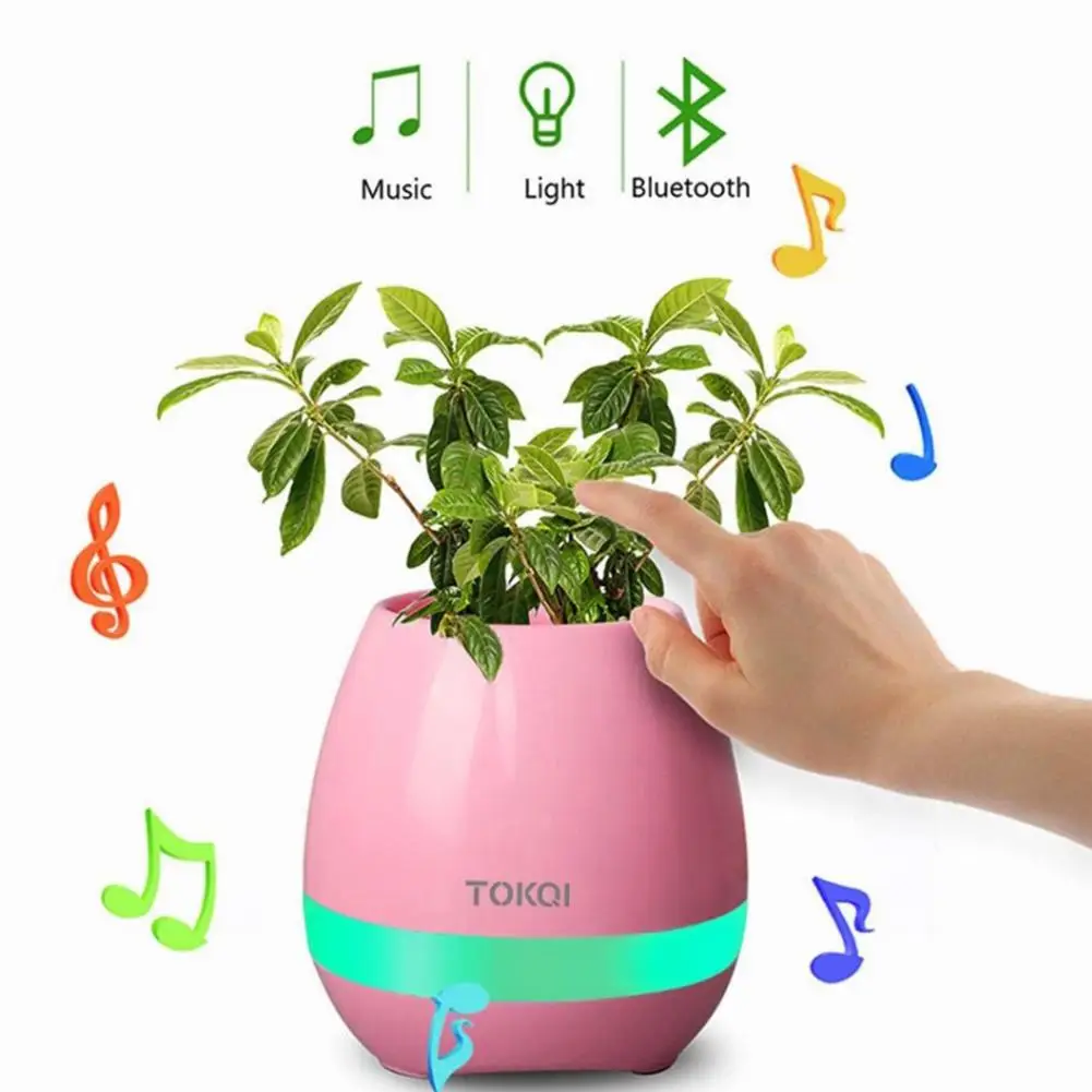 music flower pot bluetooth speaker