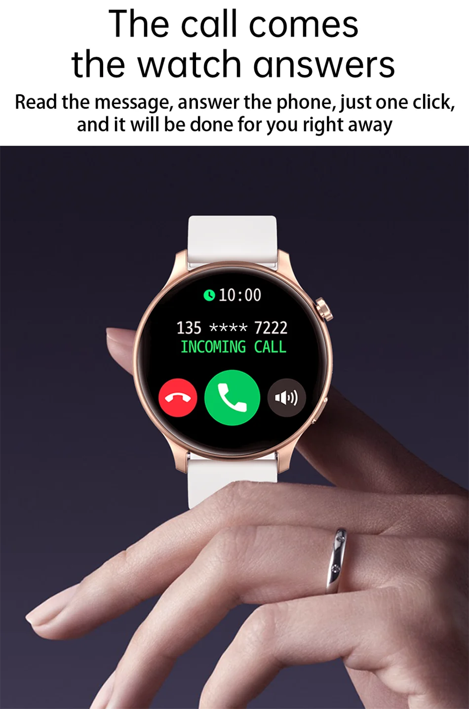 2022 New Bluetooth call Smart Watch Women Men Dynamic dial Information Remind Sports Multifunctional Waterproof Smartwatch+Box