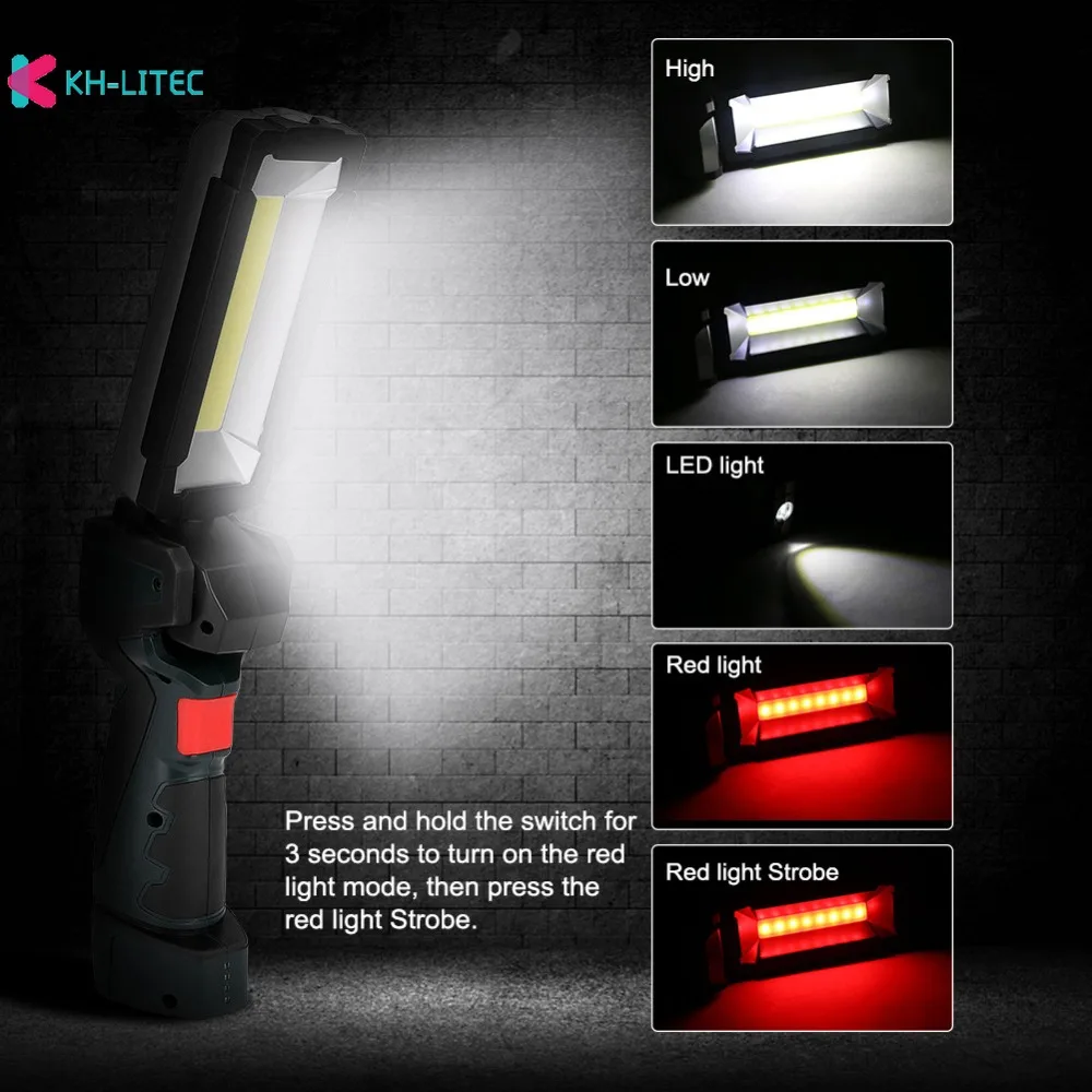 5-Modes-LED-Work-Light-COB-Flashlight-Lantern-Built-in-Recharge-Battery-Portable-Torch-360-Degree-Rotate-Magnet-Camping-Hunting-Light（3）