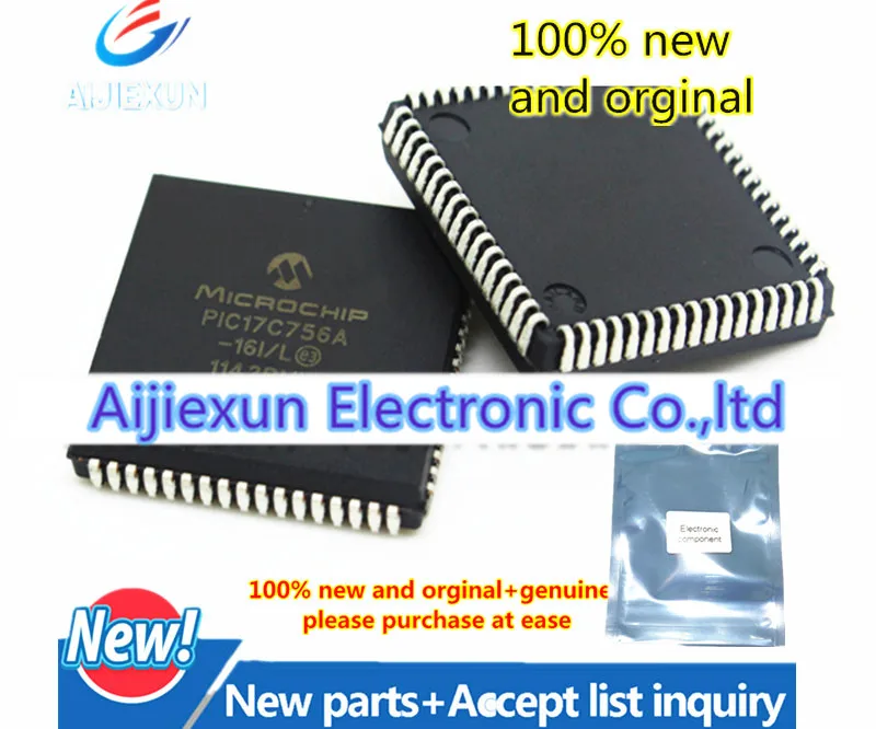 

2Pcs 100% new and orginal PIC17C756A-16I/L PIC17C756A PLCC68 High-Performance 8-Bit CMOS EPROM Microcontrollers with 10 in stock