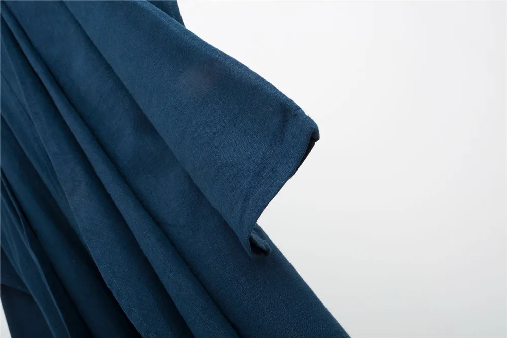 Autumn And Winter New Style Ma Fan Elegant Casual Long Trench Coat Cotton Linen Men'S Wear Long Coat Chinese-style Men'S We