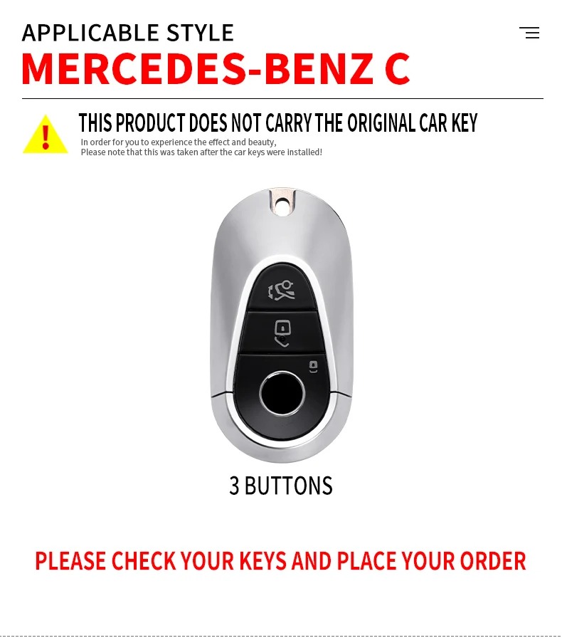 Custodia per Chiave/telecomando per Mercedes Benz W223 classe S300 S350 S450 S500 2020 2021 portachiavi 9 Custodia per Chiave/telecomando per Mercedes Benz W223 classe S300 S350 S450 S500 2020 2021 portachiavi - Hb39f3b7d78604006a0b54265c2ccfcdfY